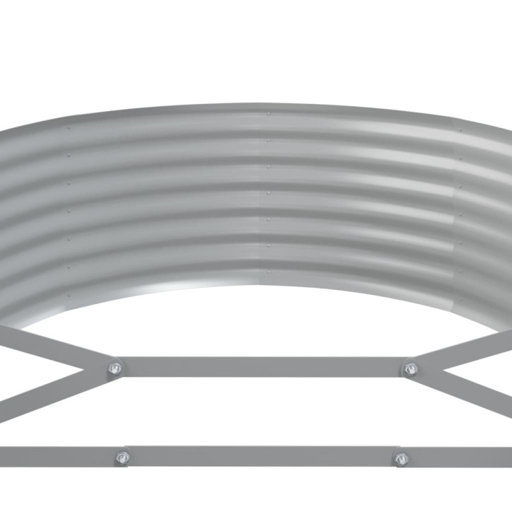 Sodo lovelis, antracito, 175x100x36cm, plienas