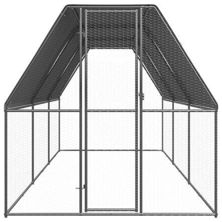 Lauko narvas viščiukams, 2x6x2m, galvanizuotas plienas