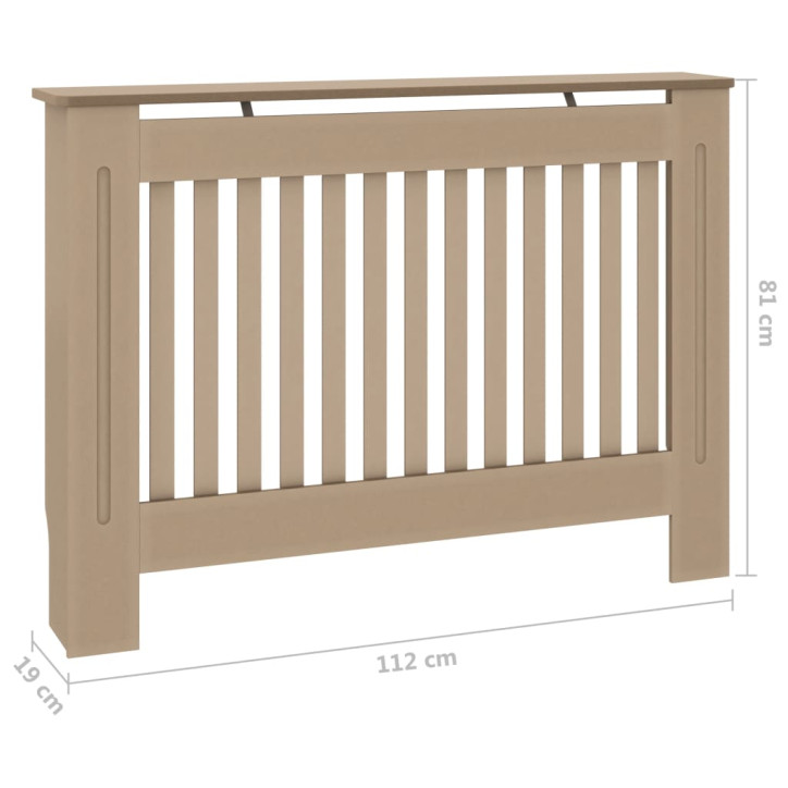 Radiatoriaus uždangalas, 112x19x81cm, MDF