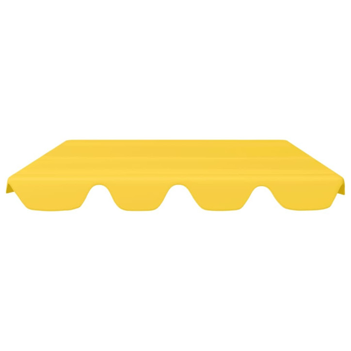 312104  Replacement Canopy for Garden Swing Yellow 150/130x70/105 cm