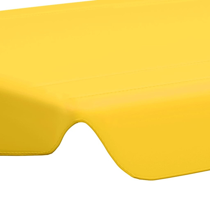 312104  Replacement Canopy for Garden Swing Yellow 150/130x70/105 cm