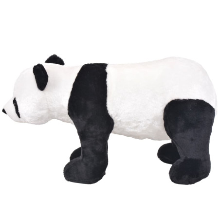 Stovintis pliušinis žaislas panda, baltos ir juodos sp., XXL