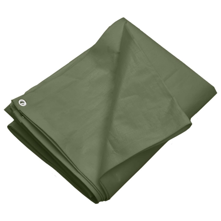 Tentas, žalios spalvos, 3x5m, 260g/m², HDPE