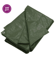 Tentas, žalios spalvos, 4x6m, 180g/m², HDPE