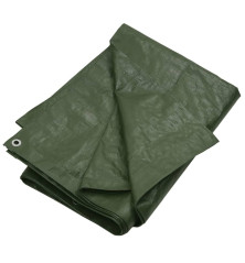 Tentas, žalios spalvos, 3x5m, 180g/m², HDPE