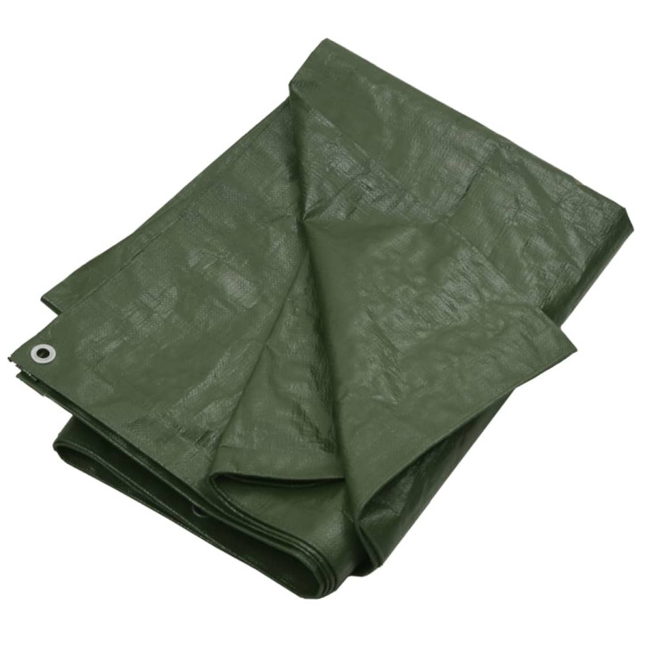 Tentas, žalios spalvos, 3x5m, 180g/m², HDPE