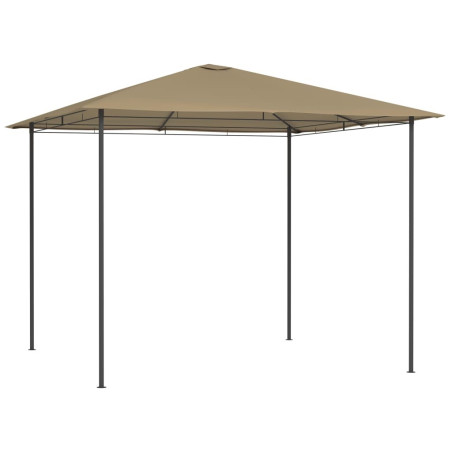 Pavėsinė, taupe spalvos, 3x3x2,6m, 160g/m²