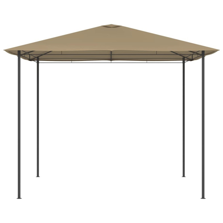 Pavėsinė, taupe spalvos, 3x3x2,6m, 160g/m²