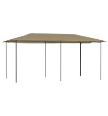 Pavėsinė, taupe spalvos, 3x6x2,6m, 160g/m²