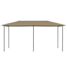 Pavėsinė, taupe spalvos, 3x6x2,6m, 160g/m²