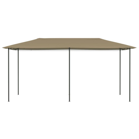 Pavėsinė, taupe spalvos, 3x6x2,6m, 160g/m²