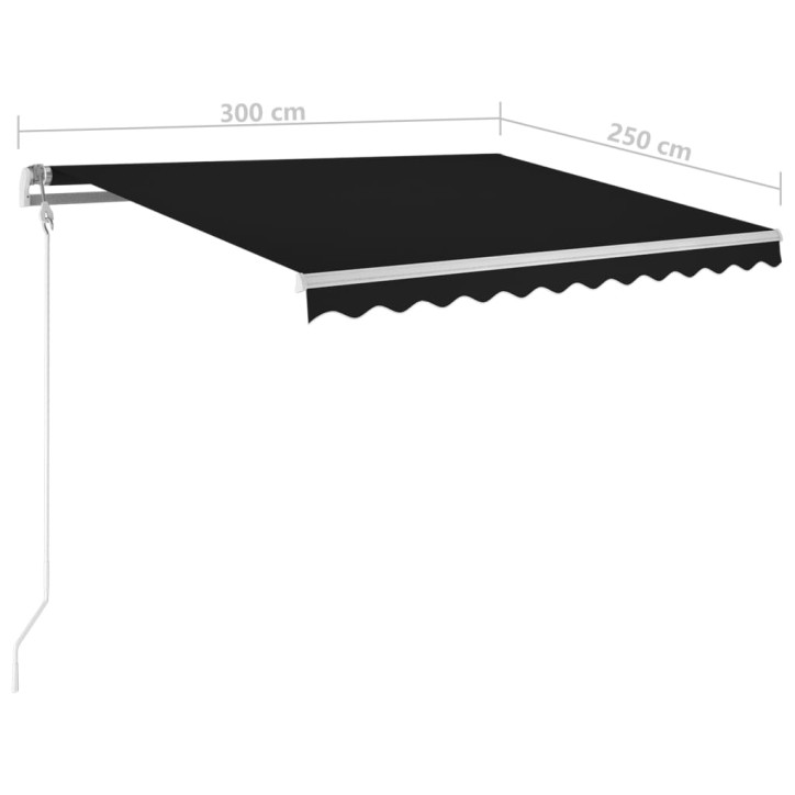 Automatiniu būdu ištraukiama markizė, antracito, 3x2,5m