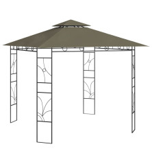 Pavėsinė, taupe spalvos, 3x3x2,7m, 160g/m²