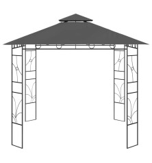 Pavėsinė, antracito spalvos, 3x3x2,7m, 160g/m²