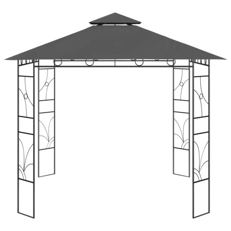 Pavėsinė, antracito spalvos, 3x3x2,7m, 160g/m²