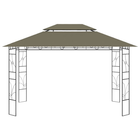 Pavėsinė, taupe spalvos, 4x3x2,7m, 160g/m²