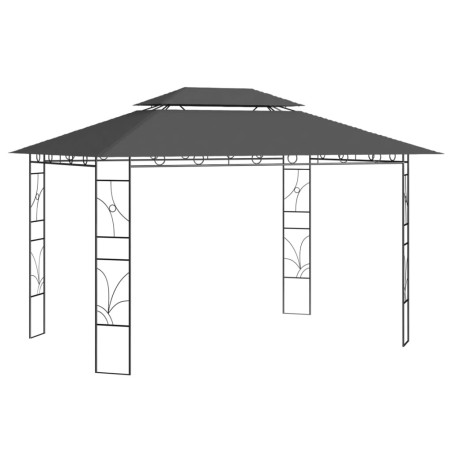 Pavėsinė, antracito spalvos, 4x3x2,7m, 160g/m²