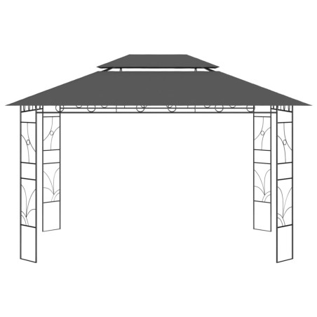 Pavėsinė, antracito spalvos, 4x3x2,7m, 160g/m²