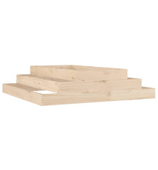 Lovelis, 110x110x27cm, pušies medienos masyvas