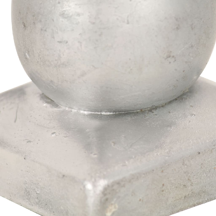 Stulpų dangteliai, 6vnt., 91x91mm, galvanizuotas metalas