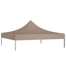 Proginės palapinės stogas, taupe spalvos, 3x3m, 270 g/m²