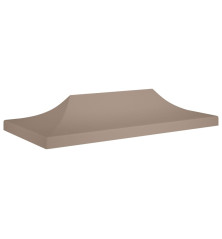 Proginės palapinės stogas, taupe spalvos, 6x3m, 270 g/m²