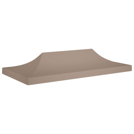 Proginės palapinės stogas, taupe spalvos, 6x3m, 270 g/m²