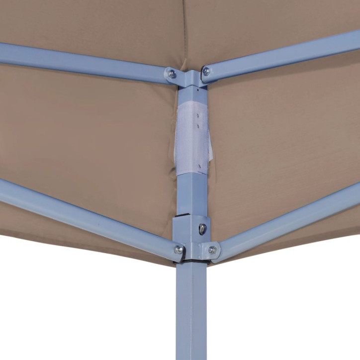 Proginės palapinės stogas, taupe spalvos, 6x3m, 270 g/m²