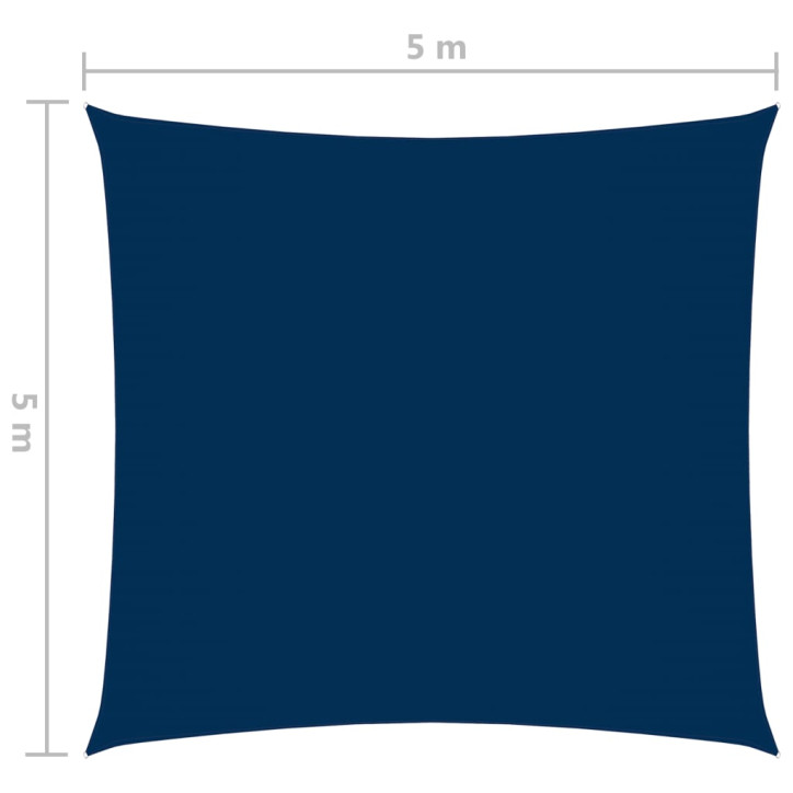 Uždanga nuo saulės, mėlyna, 5x5m, oksfordo audinys, kvadratinė