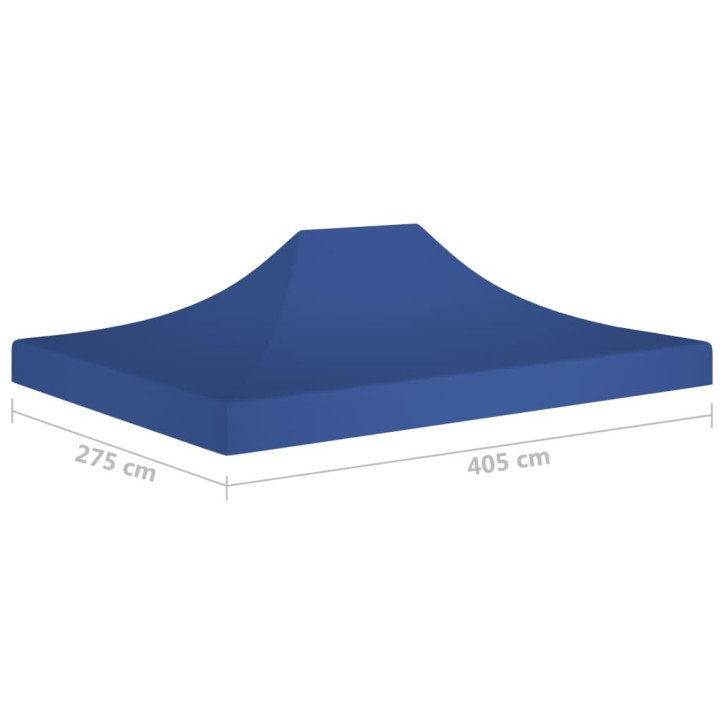 Proginės palapinės stogas, mėlynos spalvos, 4x3m, 270 g/m²