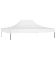 Proginės palapinės stogas, baltos spalvos, 4x3m, 270 g/m²