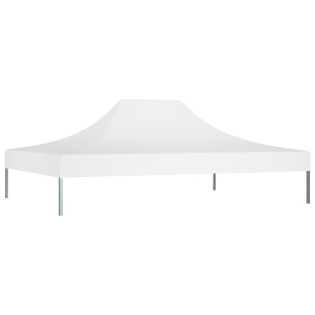 Proginės palapinės stogas, baltos spalvos, 4x3m, 270 g/m²