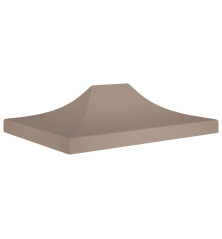 Proginės palapinės stogas, taupe spalvos, 4x3m, 270 g/m²