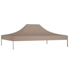 Proginės palapinės stogas, taupe spalvos, 4x3m, 270 g/m²