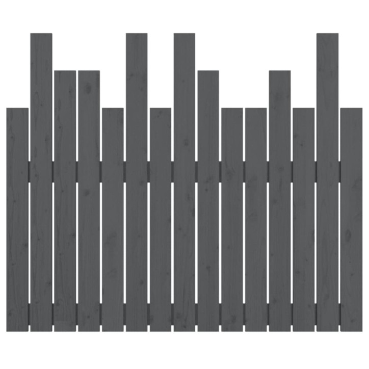 Sieninis galvūgalis, pilkas, 95,5x3x80cm, pušies masyvas