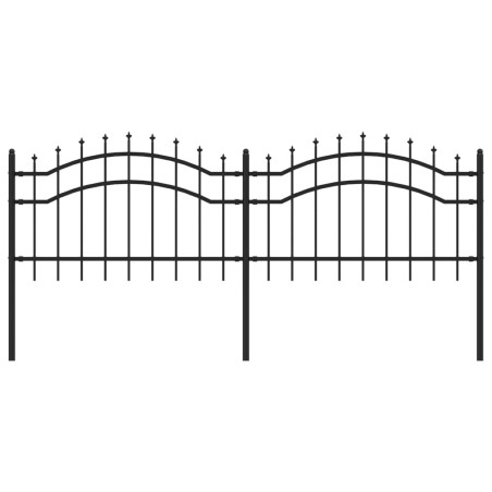 Sodo tvora su smailiomis viršūnėmis, juoda, 115cm, plienas