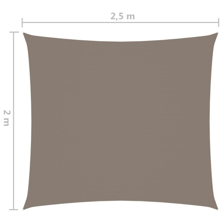 Uždanga nuo saulės, taupe, 2x2,5m, oksfordo audinys