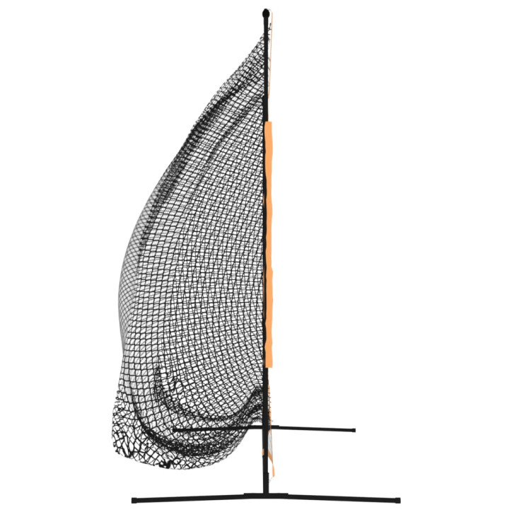 Golfo tinklas, juodas/oranžinis, 215x107x216cm, poliesteris