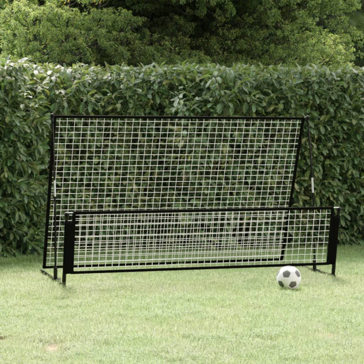 2-1 Futbolo vartai su atmušimo sienele, 202x104x120cm, plienas