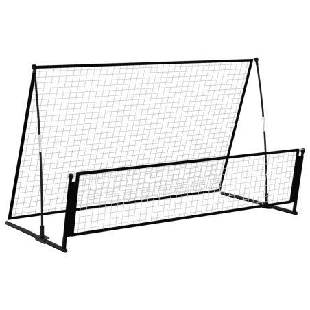 2-1 Futbolo vartai su atmušimo sienele, 202x104x120cm, plienas