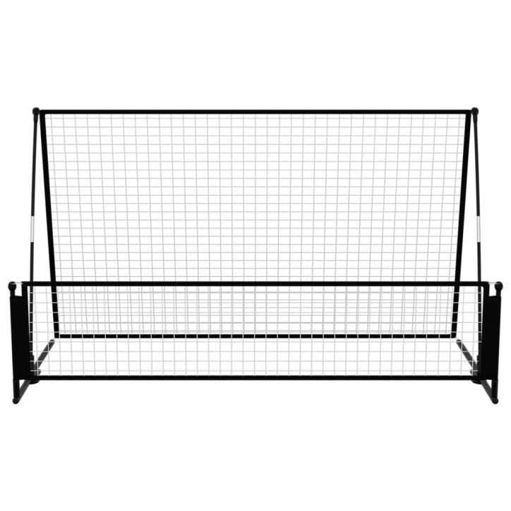 2-1 Futbolo vartai su atmušimo sienele, 202x104x120cm, plienas