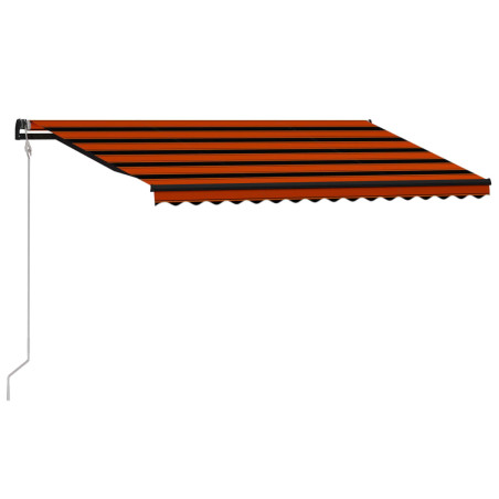 Automatinė ištraukiama markizė, oranžinė ir ruda, 450x300cm