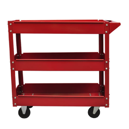 140157  Workshop Tool Trolleys with 3 Shelves 2 pcs