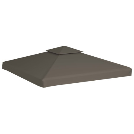 Viršutinis pavėsinės uždangalas, 2 aukštų, taupe, 310g/m², 3x3m