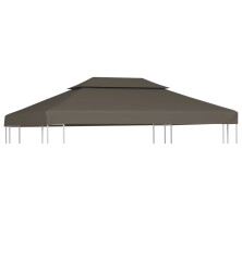 Pavėsinės uždangalas, taupe, 4x3m, 310 g/m²