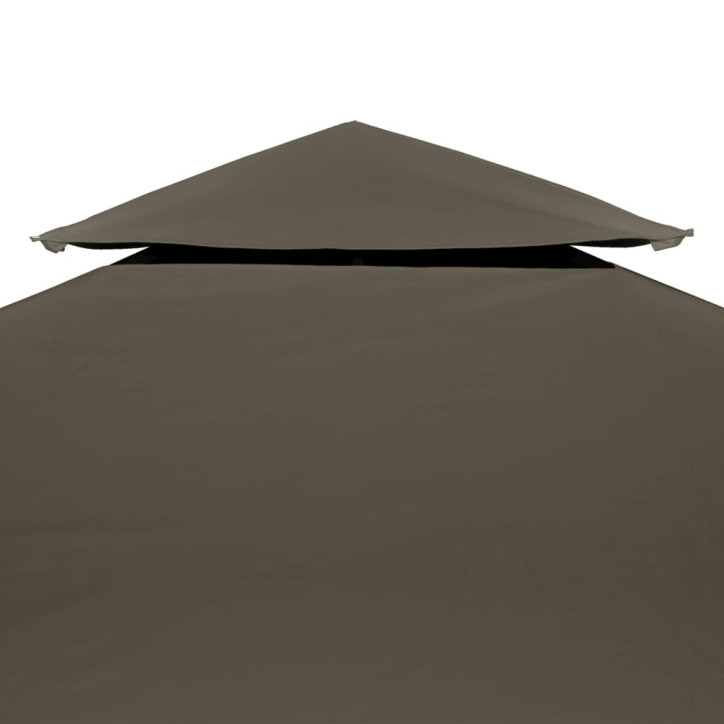 Pavėsinės uždangalas, taupe, 4x3m, 310 g/m²