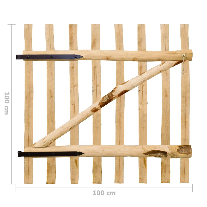 Tvoros vartai, lazdyno mediena, 100x100cm