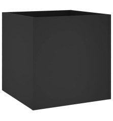 Lovelis, juodos spalvos, 40x40x40cm, apdirbta mediena