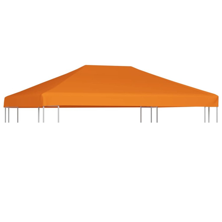 Viršutinis pavėsinės uždangalas, oranžinis, 310 g/m², 4x3m