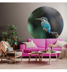 WallArt Tapetai The Kingfisher, 142,5cm, apskriti